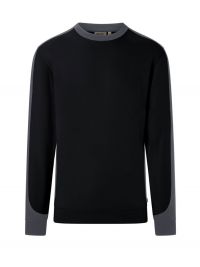 Schwarzes Arbeits Sweatshirt